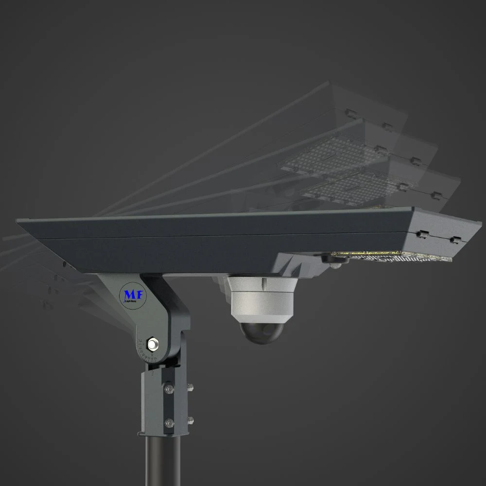 IP66 屋外LED太陽光路灯 IR/モーションセンサー セキュリティ CCTVカメラ 7
