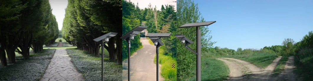 IP66 屋外LED太陽光路灯 IR/モーションセンサー セキュリティ CCTVカメラ 21