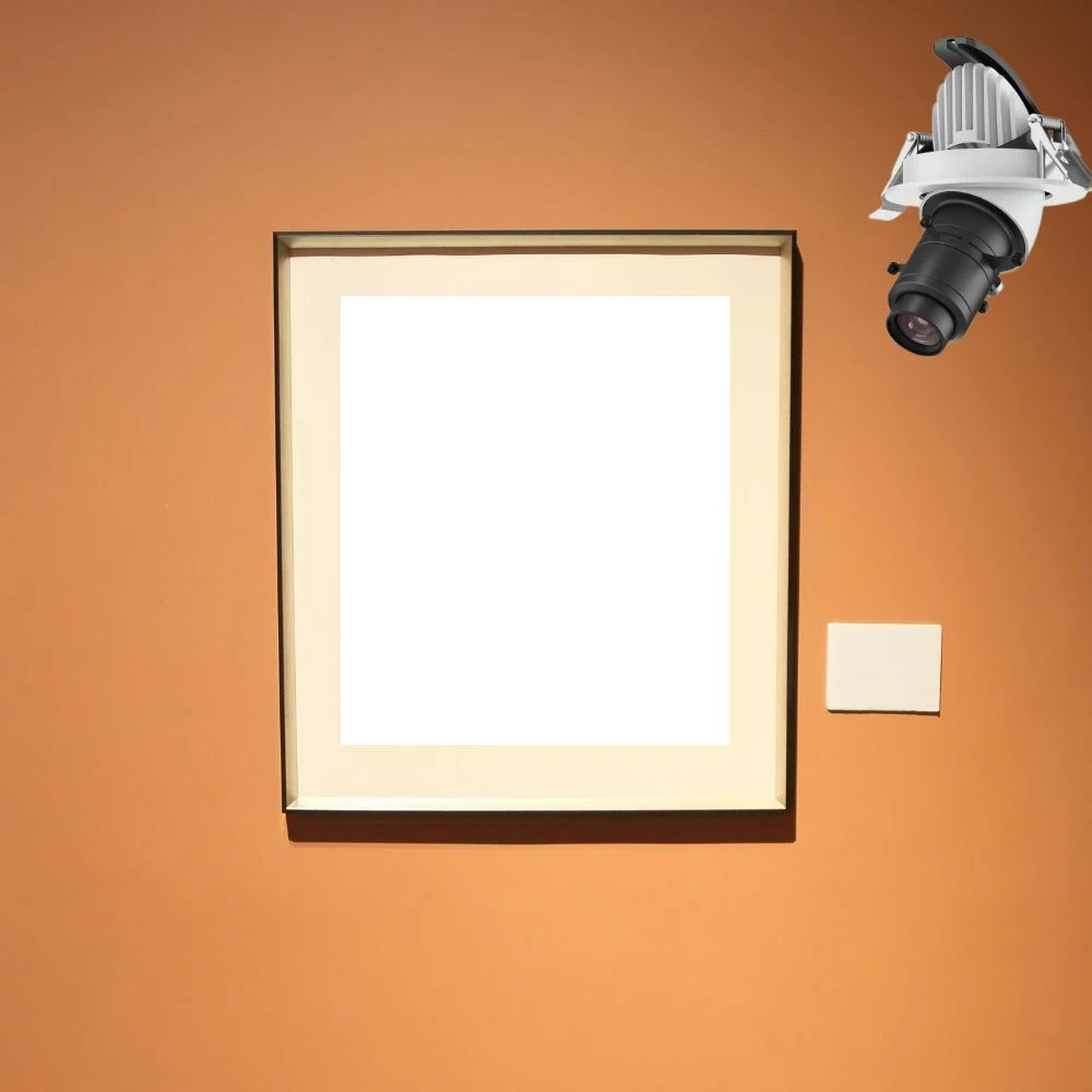 LED形状可 Track Spot Light Framing Projector モダン美術館展 ズーム可能 フリー形状可 コンタースポットライト 10