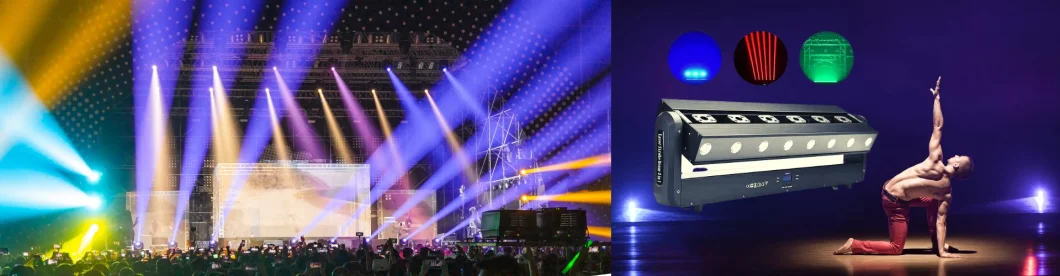 LED洗濯レーザースポットステージライト 洗濯レーザー付き 照明スポットプロジェクション 多機能ホールバー スローロール パフォーミン 7