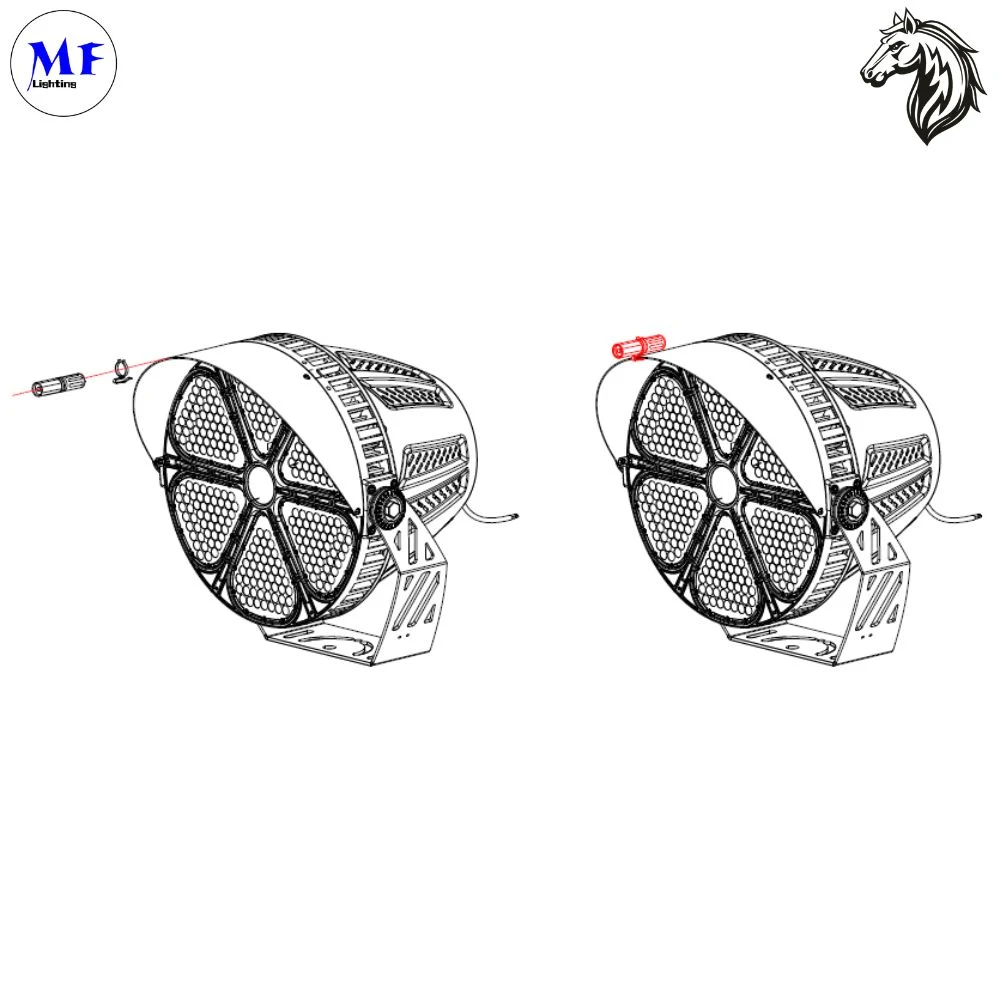デイムブルアウトドアLED洪水ライト 500W IP65 5年保証 3000K/40000/5000K/6000K 高照明 1