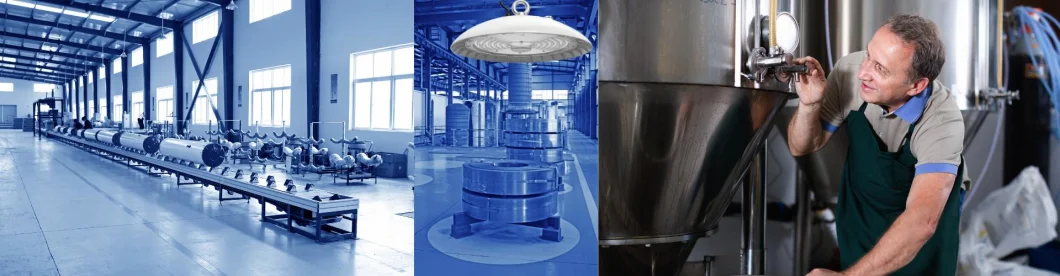 NSF CE UFO LED ハイベイライト 100W スムーズボディ アンチダスト デザイン 清潔性 食品・飲料産業 0