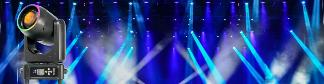 CE RoHS 14 Color Plates + White Light DMX-512 150W 540° Pan LED Effect Laser Dancing Moving Head Lights Beam Stage Light LED Mini Wash Moving Spot Light