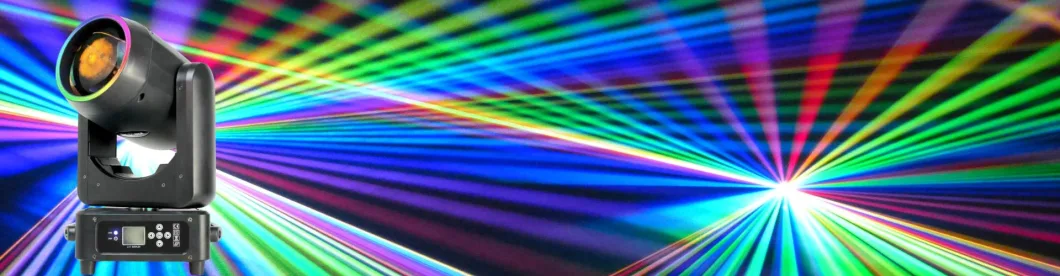 CE RoHS 14 Color Plates + White Light DMX-512 150W 540° Pan LED Effect Laser Dancing Moving Head Lights Beam Stage Light LED Mini Wash Moving Spot Light