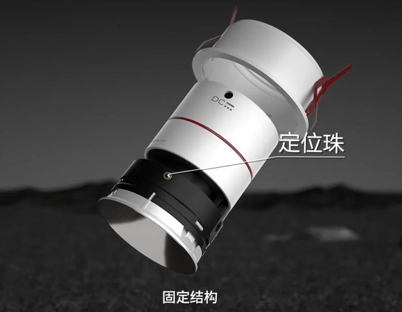 CE,CQC,ETL,RoHS,SAA スクエアトリム アルミホッシング 収納型ダウンライト インテリア照明 LED 天井ダウンライト 1