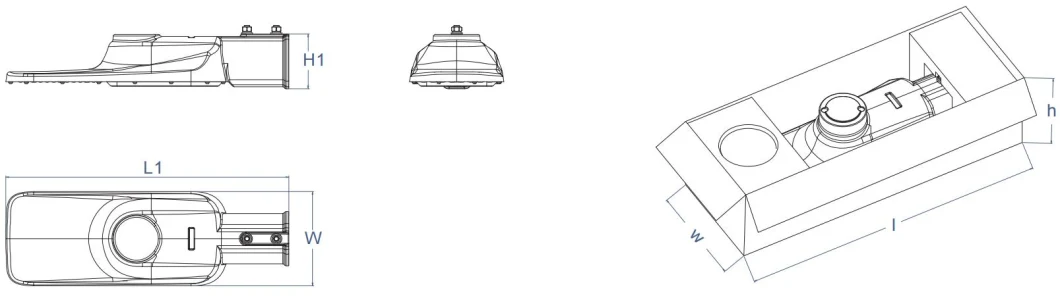 フォトセル オーバープロテクション ダリ ダミング LED 高速道路照明 LED 駐車場路灯 30W 50W 150W 200W 300W 11