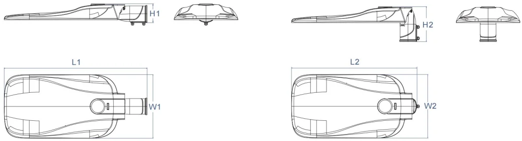 フォトセル オーバープロテクション ダリ ダミング LED 高速道路照明 LED 駐車場路灯 30W 50W 150W 200W 300W 12
