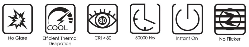 NSF 認定 UFO LED ハイベイライト IP66 清掃が簡単 60W 100W 150W 200W 2