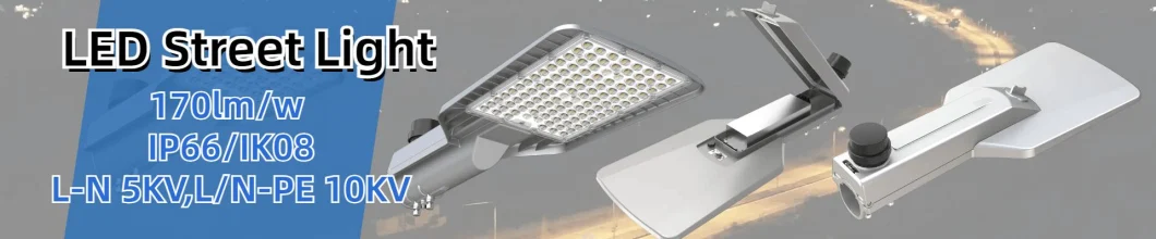 フォトセルセンサー ガーデンライト LEDストリートライト 240W 100W 50W ポール IP66 Ik08 防水道路歩道 駐車灯 0