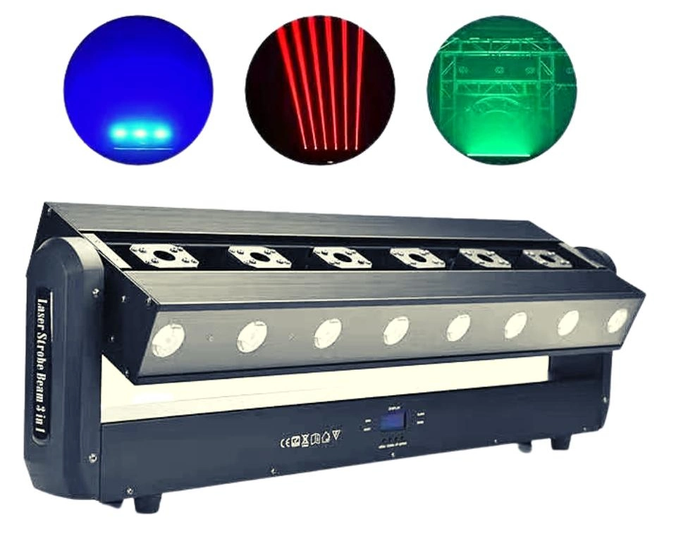 バール LED 動く頭 シャーピービームステージライト 300W Cmy 3 in One ビーム ウォッシュレーザー 動く頭 照明スポット 投影 4