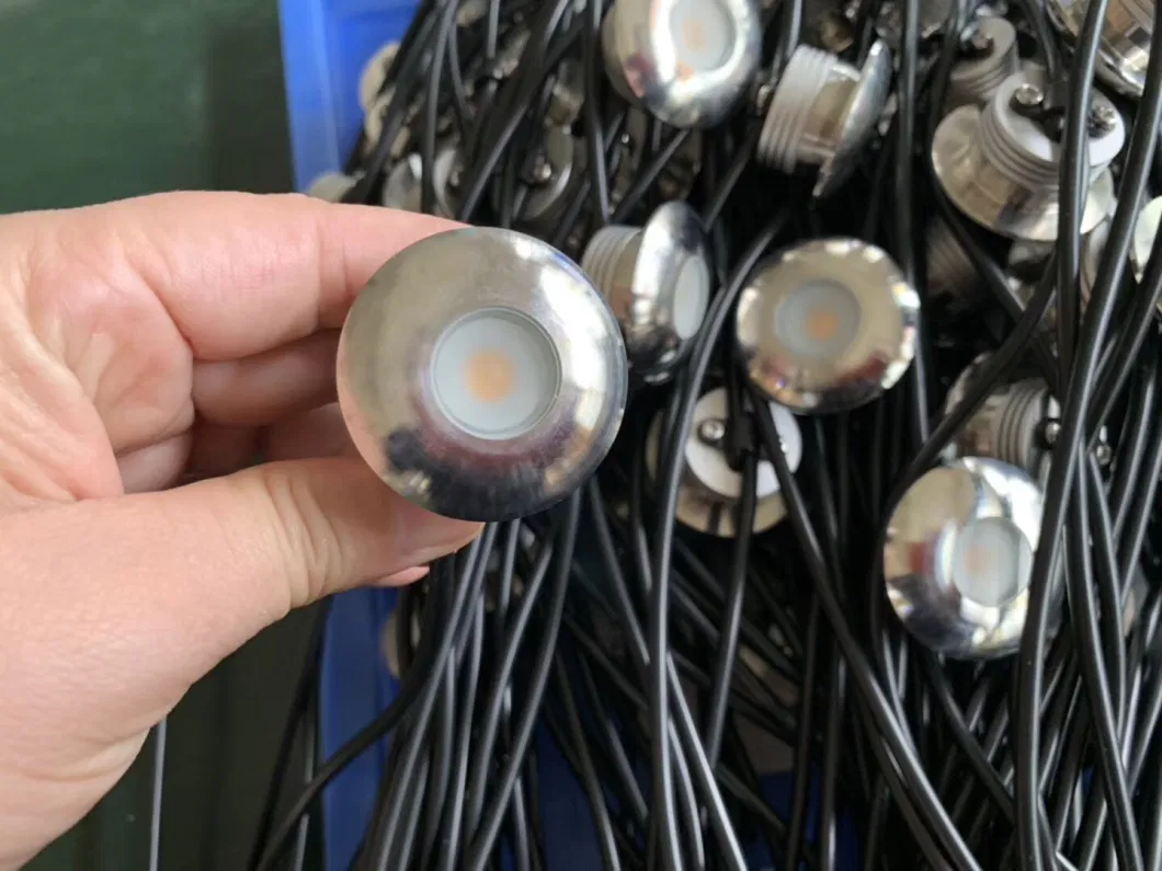 1W LED ガーデンフロアライト 敷地内 LED 屋外フロアランプ IP67 防水 ミニ LED 地下フロアデッキスポットライト 4