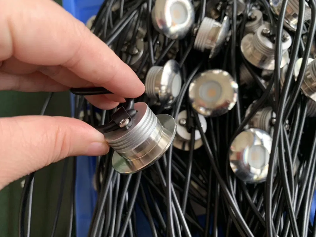 1W LED ガーデンフロアライト 敷地内 LED 屋外フロアランプ IP67 防水 ミニ LED 地下フロアデッキスポットライト 6