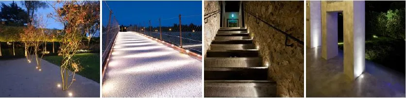1W LED ガーデンフロアライト 敷地内 LED 屋外フロアランプ IP67 防水 ミニ LED 地下フロアデッキスポットライト 16