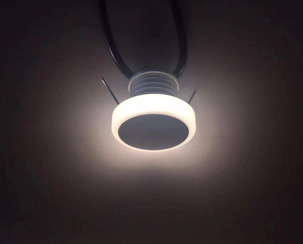 Low Voltage DC12V Input, Soft Lighting, 180° Wide Beam Angle Anti-Glare LED Deck Light Dimmable IP67 12V 24V Recessed Spotlight Wall Floor Deck Corner Light