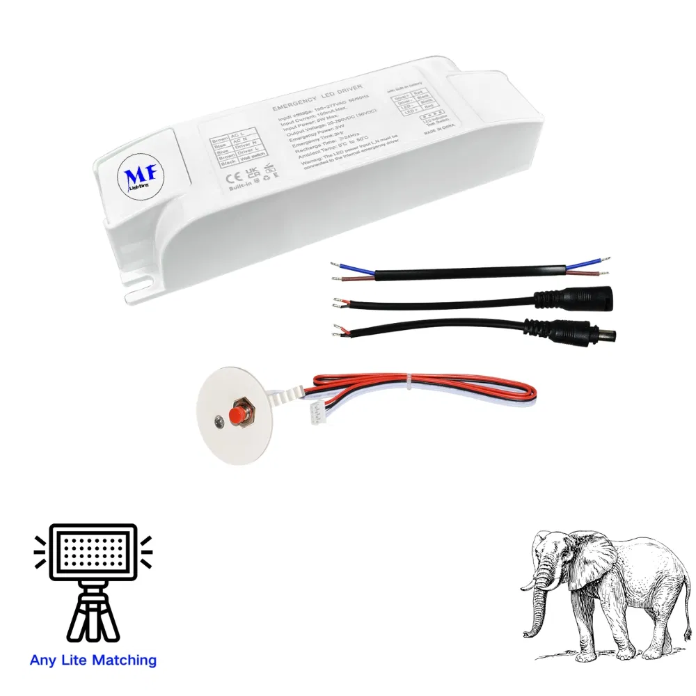 長持ちするLED緊急照明キット ドライバー 電源 バッテリー 三極灯のための弾筋 1