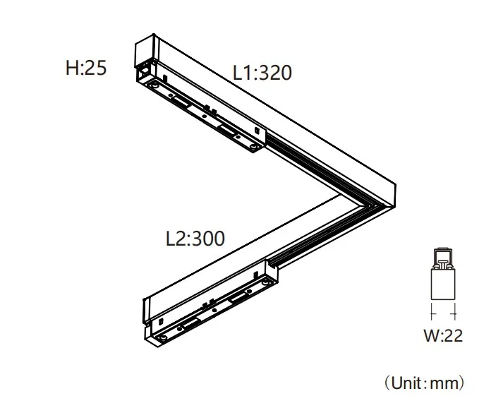 マグネット式リニアライト DALI Zigbee 防水 IP20 LED SMD スリム シーリング L字型 美術館 カフェ 商業小売 衣料品店 1