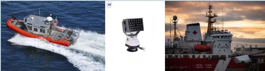 LED 捜索救助 ボートライト ライト 防水 IP65 ステンレス アルミニウム 刑務所 戦艦 海上船 遠征船 海上300メートル 6