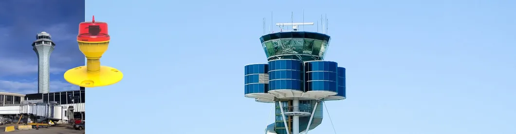 LED航空障害灯 IP66防水 赤白ダブルヘッド 内蔵フォトセル 航空機障害警告灯 LED低強度 8