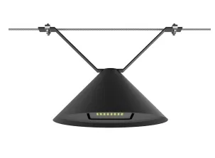 LED太陽ガーデンストリートライト Alu. 防水 130lm/W Ik08 IP66 Ra70 半球 統合 歩道 道 道路 舗装 壁 庭 0