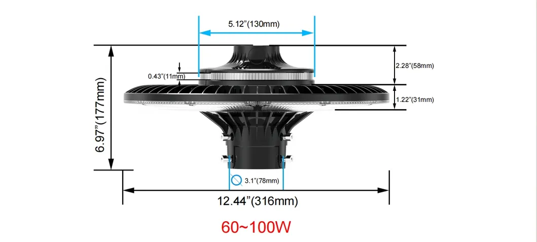 省エネLEDガーデンポストライトポールエリアライト 140lm/W スマートチューニング 200W 高速道路休憩所 スポーツ複合施設 ウォーターフロント遊歩道 4