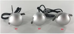 LEDステップライト シルバー 3W 12V IP65 パスウェイ ウォークウェイ スクエア 舗装 庭 0