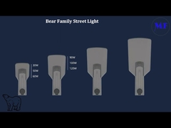 165lm/w NEMA コネクタ LED 街灯 IP66 IK08 防水