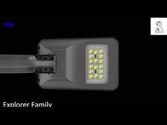 LED街路灯公園歩道IP66防水Ik08耐候性証拠25W 50W 75W 100W