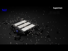 高い発電 LED のフラッド ライト 1500W 1800W の高い発電 LED スタジアム ライト黒導かれたフラッド ライト