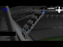 250-1250W 調節可能 IP66 5年 耐久性 LED 高台灯 超熱防止 スポーツ用