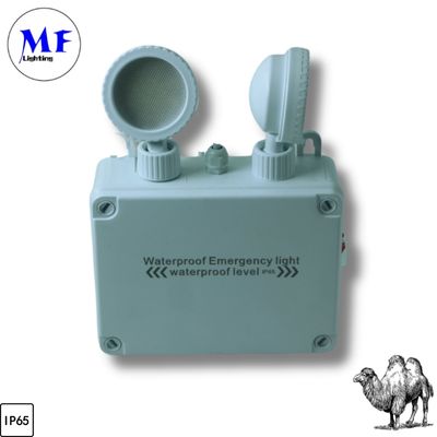 IP65 Waterproof Indoor Outdoor Battery 3hours 24hours Long Duration Wall Ceiling Hanging Mount White Green Exit Sign LED Emergency Light For Hotel Office