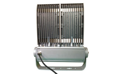 140W IP67 CE, DLC High Power LED Flood Light 14560 Lumen Silver Grey / Black color