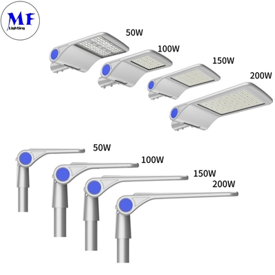 LED Street Light  with PhotoCell IP66 Waterproof 140lm/W 80W 100W 120W Ik08 for Roadway and Park