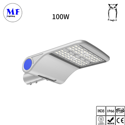 LED Street Light  with PhotoCell IP66 Waterproof 140lm/W 80W 100W 120W Ik08 for Roadway and Park