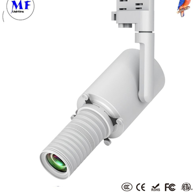 Shapeable LED Spot Track Light With 30W Framing Projector Gobo Projection Creative Shaper Framing Full Cut-Off Luminaire