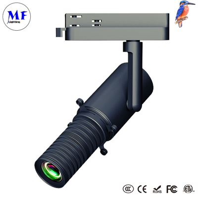 Shapeable LED Spot Track Light With 30W Framing Projector Gobo Projection Creative Shaper Framing Full Cut-Off Luminaire