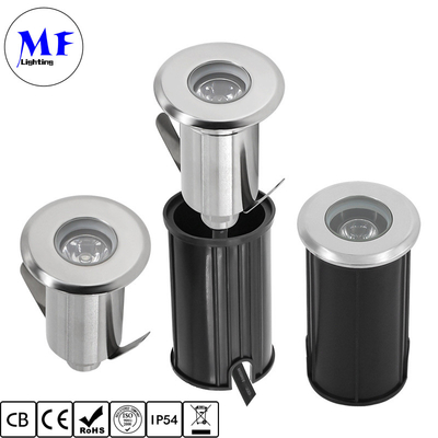 Factroty Price RGB 3W Underwater Inground Spot Light LED Lights Swimming Pool Light IP68 316SS Stainless Steel  Dia 52mm