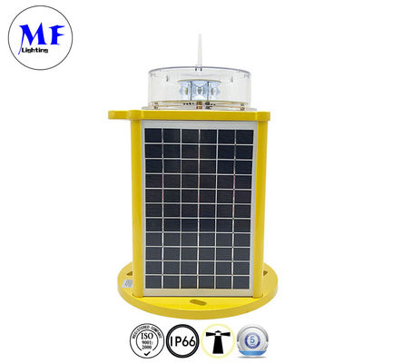 Solar Power LED Aviation Light Warning Light Type B With Red Green Yellow White Blue