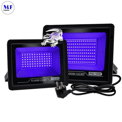 Factory PC Alu. Plug and Play Black 100W IP66 Violet Food Industry Sterilization Gel Nail Curing Solidify Resin Paint Printing LED UV Light