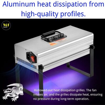 High Power 60W 120W 200W 300W 365nm/395nm/405nm Aluminum Hanging Wall Ceiling LED Flood UV Curing Light for Triproof Glue Speaker Wafer Debonding