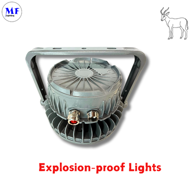 Factory Price IP66 IK08 5 Years Warranty LED ATEX Certified Explosion Proof High Bay Light -40ºC~+55ºC Working Temp Ex Proof Light for Oil Refinery Chemical Plant
