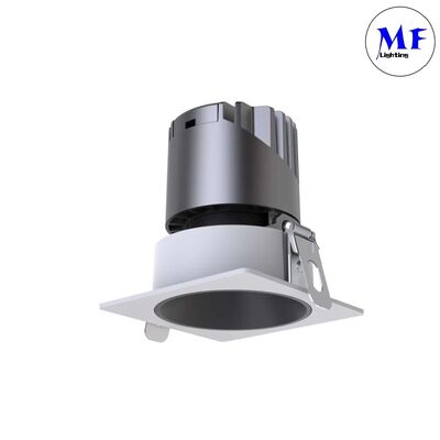 IP20 IP44 7W/10W/12W/15W/20W 2700-6500K CCT Tunable Smart Power Dimmable Triac/0-10V/Dali-2 Recessed Square Downlight Spot Anti Glare LED Down Light