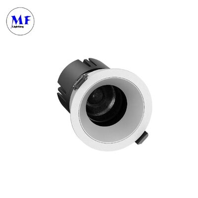 ETL Driver Anti-Glare Recessed LED Downlight COB Chip 15°/24°/36°/55° Beam Angle 110-120LM/W High Lumen 5CCT Tiltable Ceiling Down Light