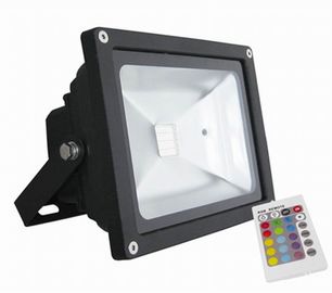 3000K - 6500K Outdoor Waterproof LED Flood Light , RGB Remote Control LED Lighting