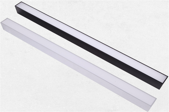 IP20 / IK05 130LM/W Linear LED Pendant Lighting Suspending / Surface Mounted