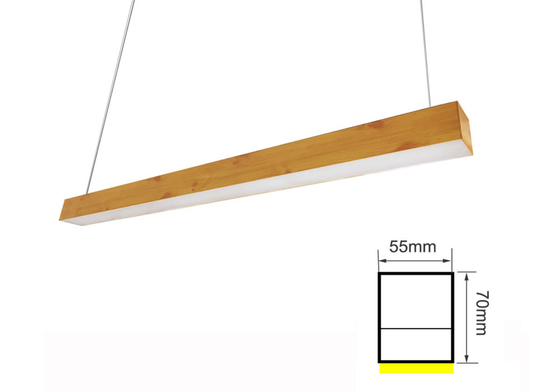 IK05 Suspended / Surface Mounted Linear LED Pendant Lighting With Seamless Connection