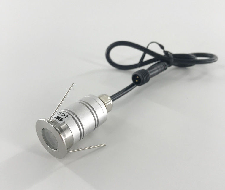 Narrow beam 15° outdoor led spotlights, 1W, IP67 Waterproof in-ground landscape lights