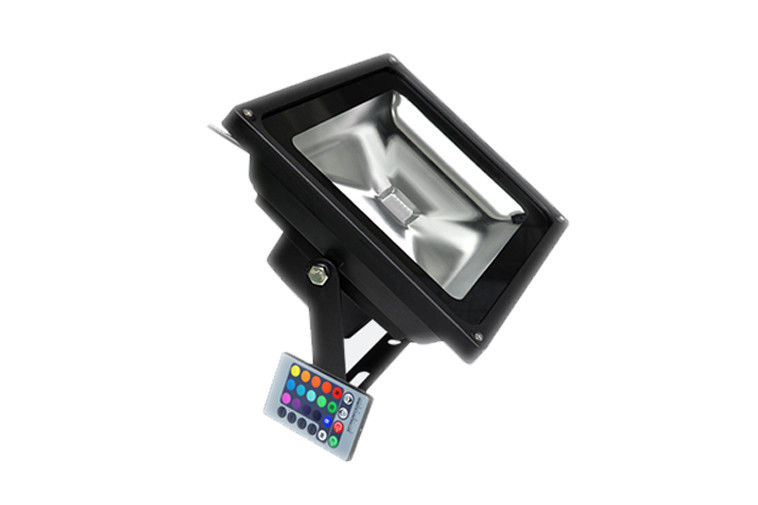 Exterior 20Watt Waterproof LED Flood Light 1700Lm RGB With 24Key Infrared Remote