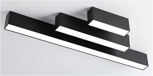 IP20 / IK05 130LM/W Linear LED Pendant Lighting Suspending / Surface Mounted
