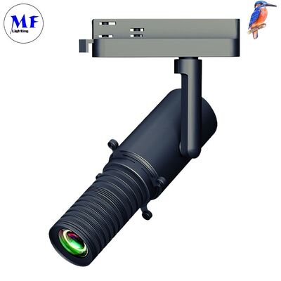 工場出荷時の価格スポット形状スマートコントロール人間の投影のための LED 成形可能なトラックライト文化展示会ロゴアイコン投影