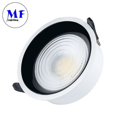 アンチグレア埋め込み型シーリングライト SMD LED ダウンライト 7W 10W 18W 30W 50W 100W、120°ビーム、TRIAC/0-10V/DALI-2調光可能、160LM/W CRI90、5年保証